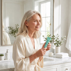 Applying Peptide Firming Eye Cream